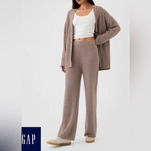 GAP CashSoft Shaker-Stitch Sweater Pants